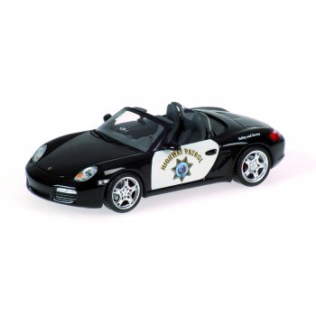 Porsche Boxster S 2005, HIGHWAY Patrol, POLIZEI USA, Maßstab 1:43