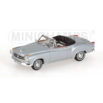Borgward Isabella Coupe Cabriolet, Baujahr 1959, silber, Maßstab 1:43