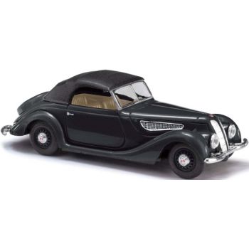 BMW 327 Cabrio mit geschlossenem Verdeck, schwarz, Baujahr 1952