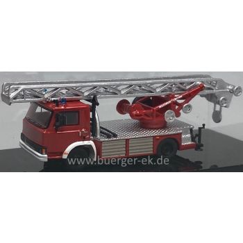 Magirus Deutz 90 M 5 Zeta, Drehleiter DL 18, Feuerwehr neutral, feuerrot