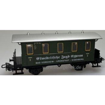 Elwedritsche Jagd Express Bad Dürkheim Grünstadt Eisenberg, Personenwagen grün