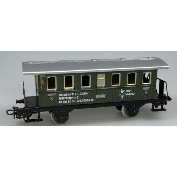 Tanzschule W. u. L. Schäfer Wuppertal Haus des Tanzes ADTV, Personenwagen 2-achsig, Metallausführung