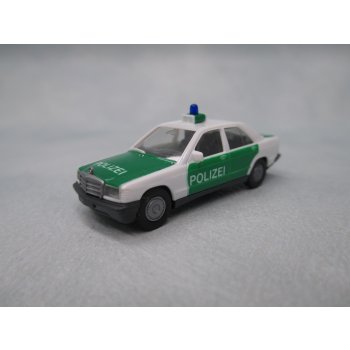 Mercedes-Benz 190 der POLIZEI, grün/weiß