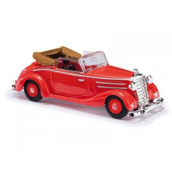 Mercedes-Benz 170S Cabrio offen, rot