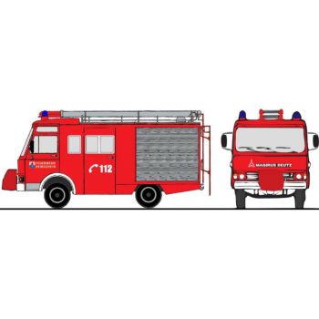 Magirus Deutz 90M5 Zeta, LF8,  Feuerwehr Remscheid-Lüttringhausen, Nordrhein-Westfalen