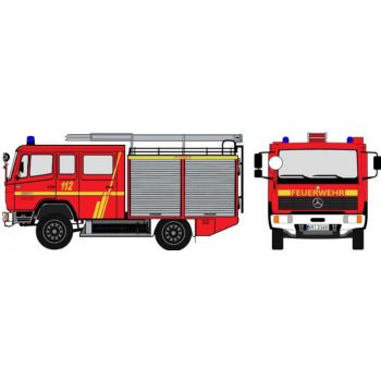 Mercedes-Benz 917 AF - LF 8/6, Aufbau Ziegler, Feuerwehr Krefeld, Nordrhein-Westfalen