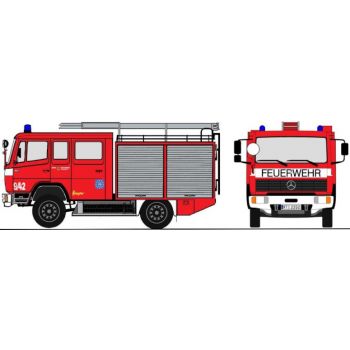 Mercedes-Benz 917 AF - LF 8/6, Aufbau Ziegler, Feuerwehr Reutlingen, Baden-Württemberg