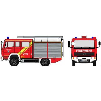 Mercedes-Benz 917 AF - LF 8/6, Aufbau Ziegler, Feuerwehr Lübbenau / Spreewald, Brandenburg