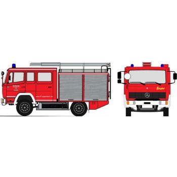 Mercedes-Benz 917 AF - LF 8/6, Aufbau Ziegler, Feuerwehr Rhein-Selz / Oppenheim, Rheinland-Pfalz