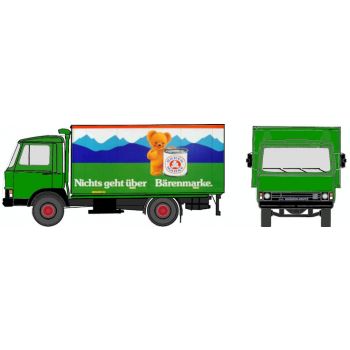 Magirus Deutz 90M5 Zeta, Verteilerfahrzeug BÄRENMARKE - Nichts geht über Bärenmarke.