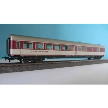 Speisewagen der DB, rot/grau, 4achsig, ohne Originalkarton, Zustand 2,