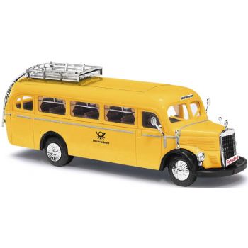 Mercedes-Benz O-3500 Omnibus mit Dachträger, Deutsche Bundespost Fahrschule, Baujahr 1949