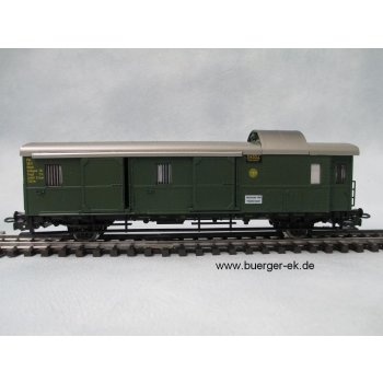 Gepäckwagen der DR, 4achsig, grün