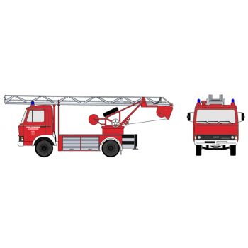 Magirus Deutz 90M5 Zeta, Drehleiter DL 18 der Feuerwehr Allershausen, Kfz-Kennzeichen FS-2516, Bayern