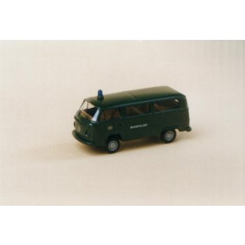 VW T2 Kombi, BAHNPOLIZEI, dunkelgrün