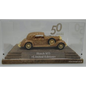 Horch 853 in Holzoptik, Busch Jubiläumsmodell, in Dekobox !