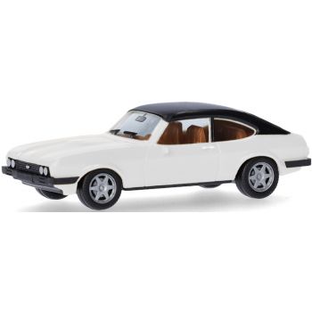 Ford Capri Venyldach, diamantweiß - Dach schwarz