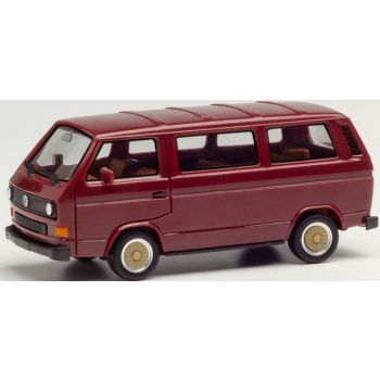 VW T3 Bus mit BBS-Felgen, weinrot