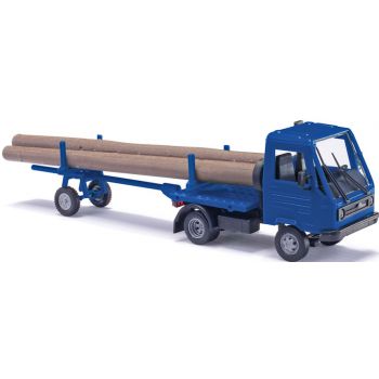 Multicar M26 mit Nachläufer Mastentransport, blau