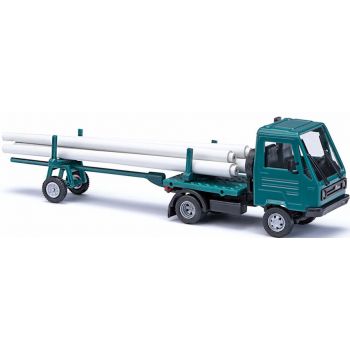 Mulitcar M26 mit Nachläufer beladen mit Betonmasten, Baujahr 1991