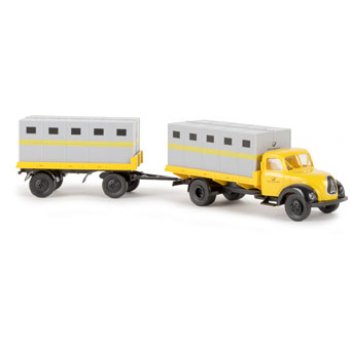 Magirus Mercur, Weber-Behälter-Hängerzug, Deutsche Bundespost