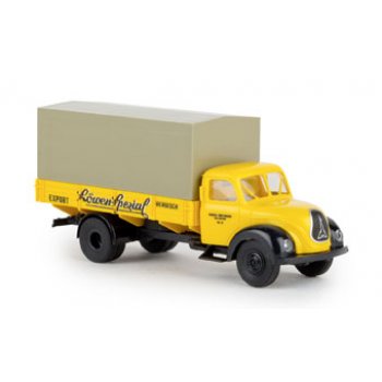 Magirus Mercur, Pritsche/Plane LKW, Bergisch Löwen Spezial