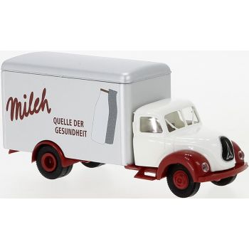 Magirus Mercur Rundhauber, Koffer LKW, Milch Quelle der Gesundheit, Baujahr 1952