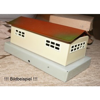 Märklin Güterschuppen mit zwei Schiebetüren, aus Feinblech, ohne Originalkarton,