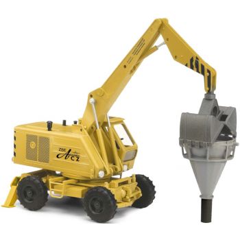 Weimar Mobilbagger T 174-2 mit Düngemitteltrichter, Baujahr 1974