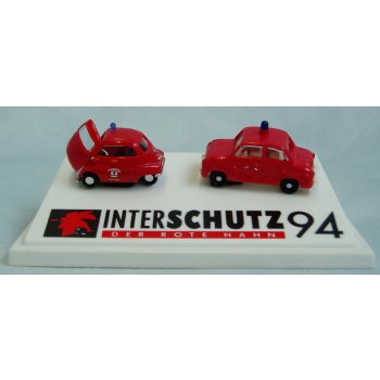 Goggo und BMW Isetta Feuerwehr in Box