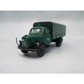 Borgward B 4500 Pritsche/Plane, POLIZEI LKW, schwarze Felgen