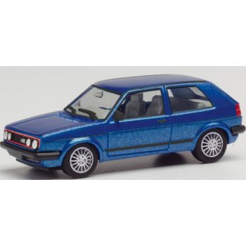 VW Golf II GTI mit Sportfelgen, blaumetallic