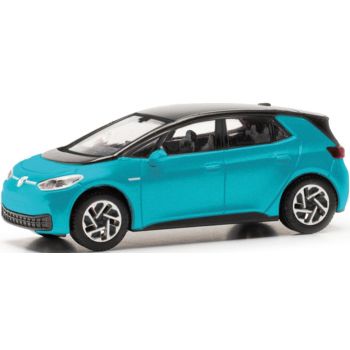 VW ID.3, makena-türkis, Dach schwarz