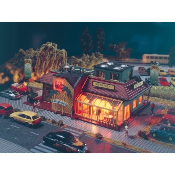 Diskothek (mit Beleuchtung u. Flackerlicht)