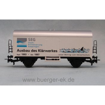 SEG Stadtentwässerung Göppinen, Ausbau des Klärweres Sept.1993-Okt.1997, wechselseitige Bedruckung!