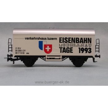 Verkehrshaus Luzern Eisenbahn Modellbau Tage 1993 wechselseitig bedruckt mit Eisenbahn Amateur