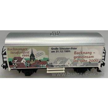 Backnanger Straßenfest 1999 Große Silvester-Feier am 31.12.1999: Backnang gemeinsam ins Jahr 2000, 100 Jahre Wiederaufbau des Stadtturms