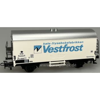 Vestfrost kole-fryseboksfabrikken, mit DSB-Wagen, mit Märklin-Signet