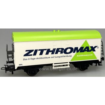 ZITHROMAX Das 3-Tage-Antibiotikum mit Langzeitwirkung Azithromycin, grünes Dach, mit Märklin-Signet