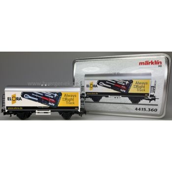 ELORA Always on the Right Track www.elora.de, verpackt in spezieller Blechschatulle 4415.360, mit Zertifikat, mit Märklin-Signet
