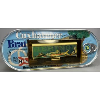 HERINGE aus Cuxhaven 97 BG, speziell verpackt einliegend in einer Bratheringsdose