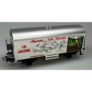 Museumsbahn Wutachtal 10 Jahre Blumberg-Weizen, mit Streckenskizze und Dampflokabbildung