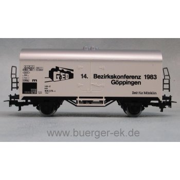 GdED 14.Bezirkskonferenz 1983 Göppingen (wechselseitige Bedruckung)