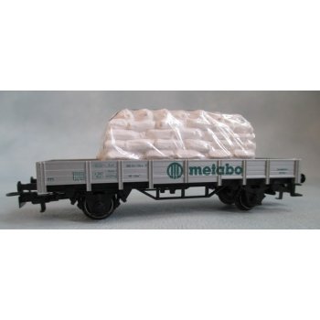 metabo (silberfarbender Niederbordwagen)