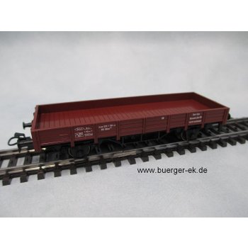 Niederbordwagen, 2-achsig, braun