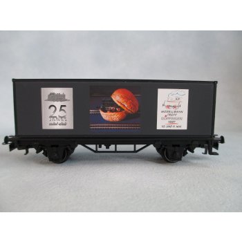 Modellbahntreff Göppingen 1997, 10. und 11. Mai, (wechselseitig bedruckter Containerwagen) 25 Jahre mini-club