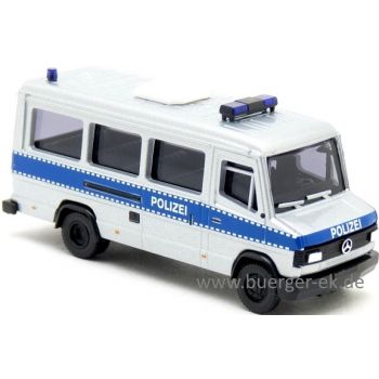 Mercedes-Benz 507 D Bus, Polizei, silber/blau