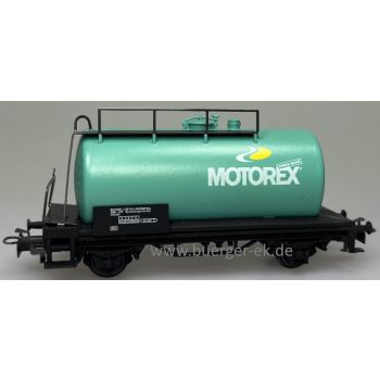 MOTOREX Swiss Made, türkisfarbener Kesselwagen mit Signet