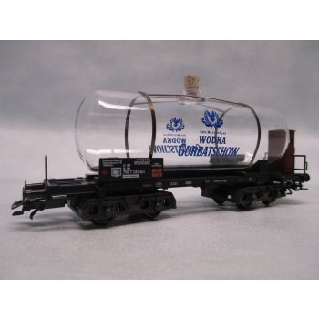Glaskesselwagen WODKA GORBATSCHOW, 4achsig