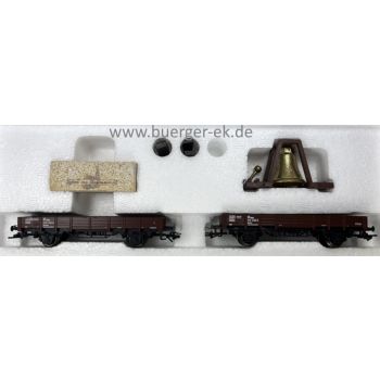 Wagenset 850 Jahre Stephansdom, 1 Wagen Rettet den Stephansdom beladen mit Sandstein, 1 Wagen beladen mit Metallglocke, ÖBB-Wagendaten